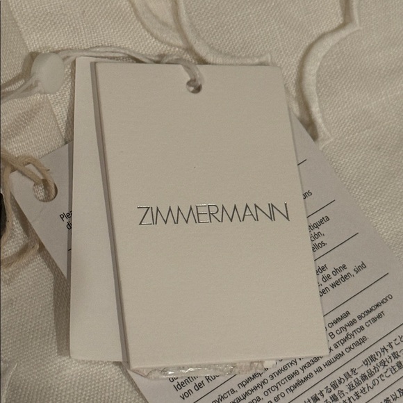 ZIMMERMANN Carnaby Scallop Broderie Anglaise Linen Flared Pants - Picture 6 of 14